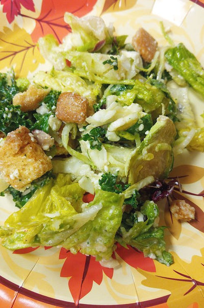 Krispy Kale Caesar Salad