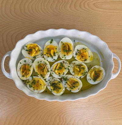 Greek Style Appetizer Eggs