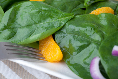 Spinach Salad with Zesty Orange Vinaigrette
