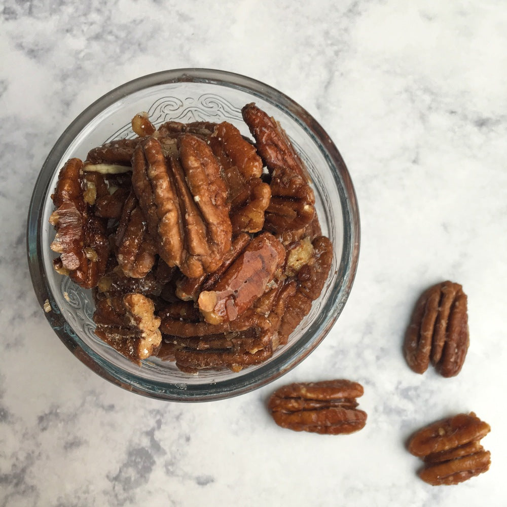 Sweet & Spicy Candied Pecans The Olive Scene
