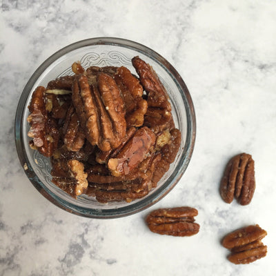 Sweet & Spicy Candied Pecans