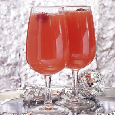 Cranberry Champagne Splash Cocktail