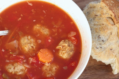 Albondigas Soup (Mexican Spicy Meatball Soup) - Meatballs