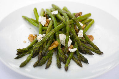 Asparagus with Walnut Oil Vinaigrette