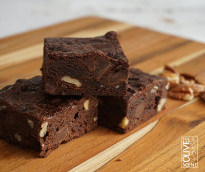 Dark Chocolate Walnut Brownies