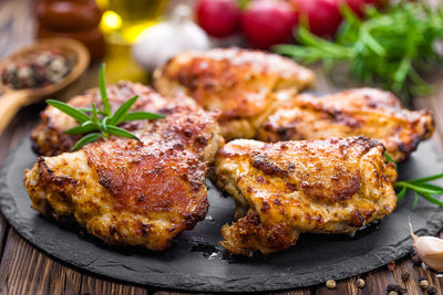 Baked Chicken with Dijon and Balsamic Vinegar