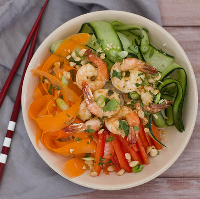 Thai-Inspired Shrimp Rice Bowl