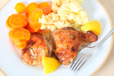 Braised and Roasted Chicken With Vegetables