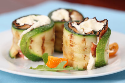 Ricotta Stuffed Zucchini Rolls