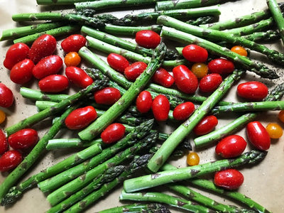 Roasted Asparagus & Pesto