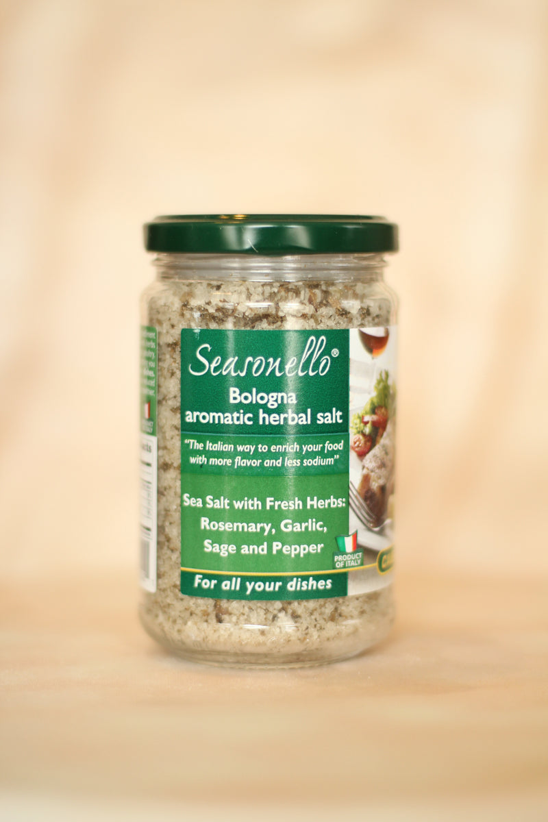 Salts and seasonings - Seasonello Bologna Aromatic Herbal Salt theolivescene.com 1