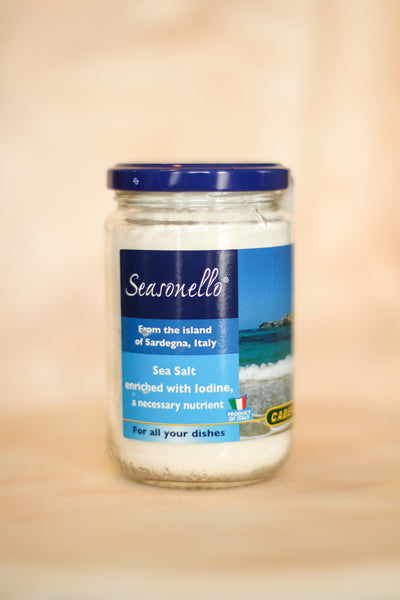 Salts and seasonings - Seasonello Fine Italian Flake Sea Salt theolivescene.com 1