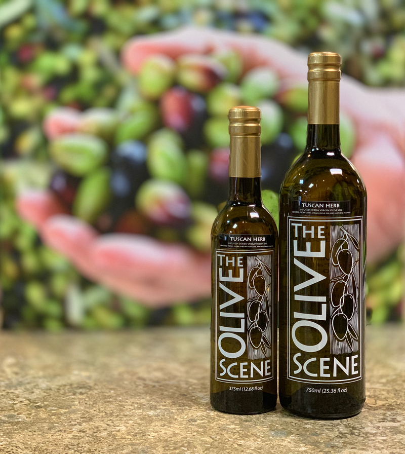 Olive Oil - Tuscan Herb Infused Olive Oil theolivescene.com 1