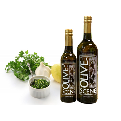 Olive Oil - Milanese Gremolata Infused Olive Oil theolivescene.com