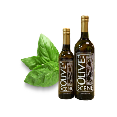 Olive Oil - Butter -Basil Infused Olive Oil theolivescene.com