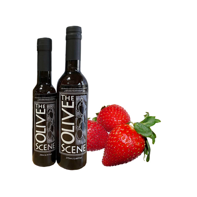 Balsamic Vinegar - Strawberry Balsamic Vinegar theolivescene.com
