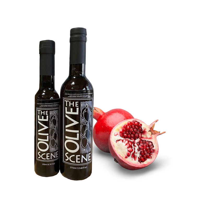 Balsamic Vinegar - Pomegranate Balsamic Vinegar - Organic theolivescene.com