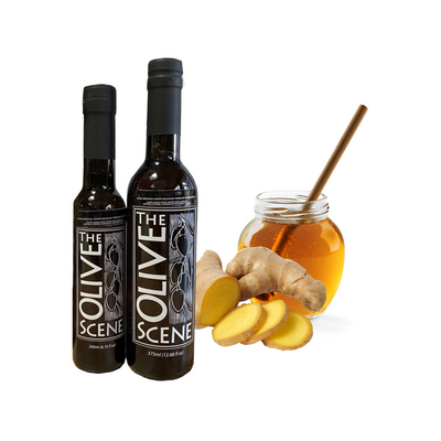 Balsamic Vinegar - Honey Ginger Balsamic Vinegar theolivescene.com