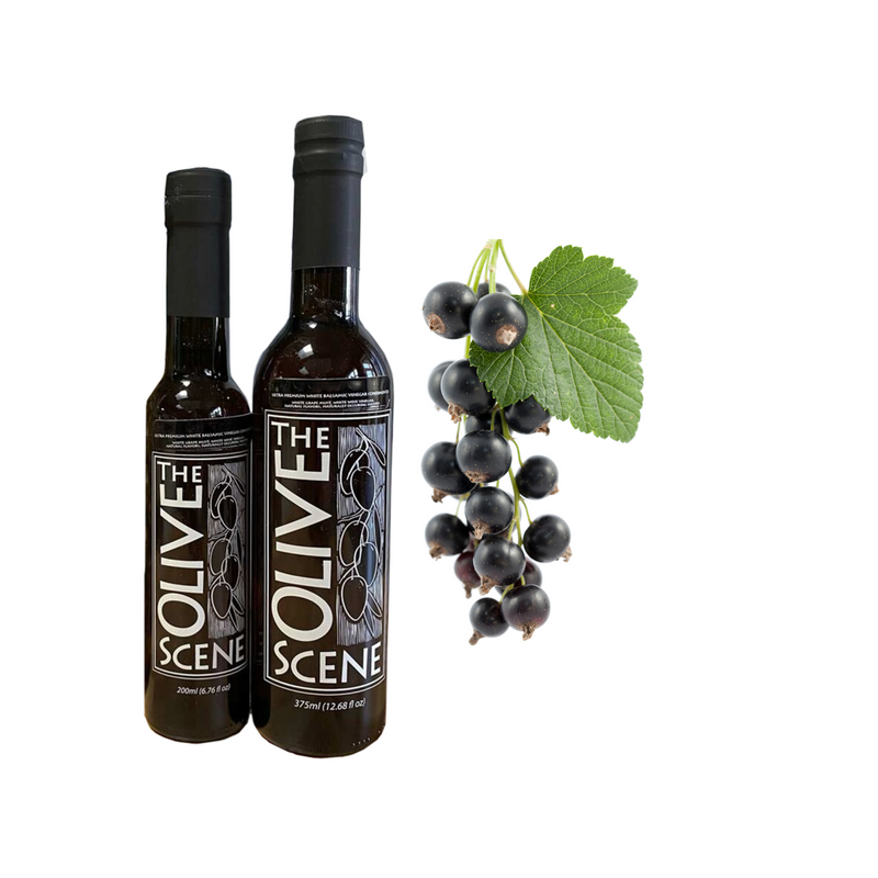 Balsamic Vinegar - Black Currant Balsamic Vinegar - Organic theolivescene.com