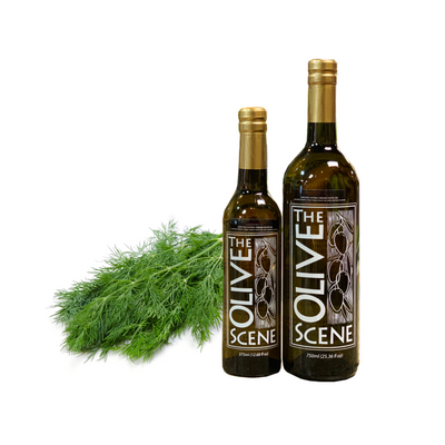 Olive Oil - Wild Fernleaf Dill Fused Olive Oil theolivescene.com 1